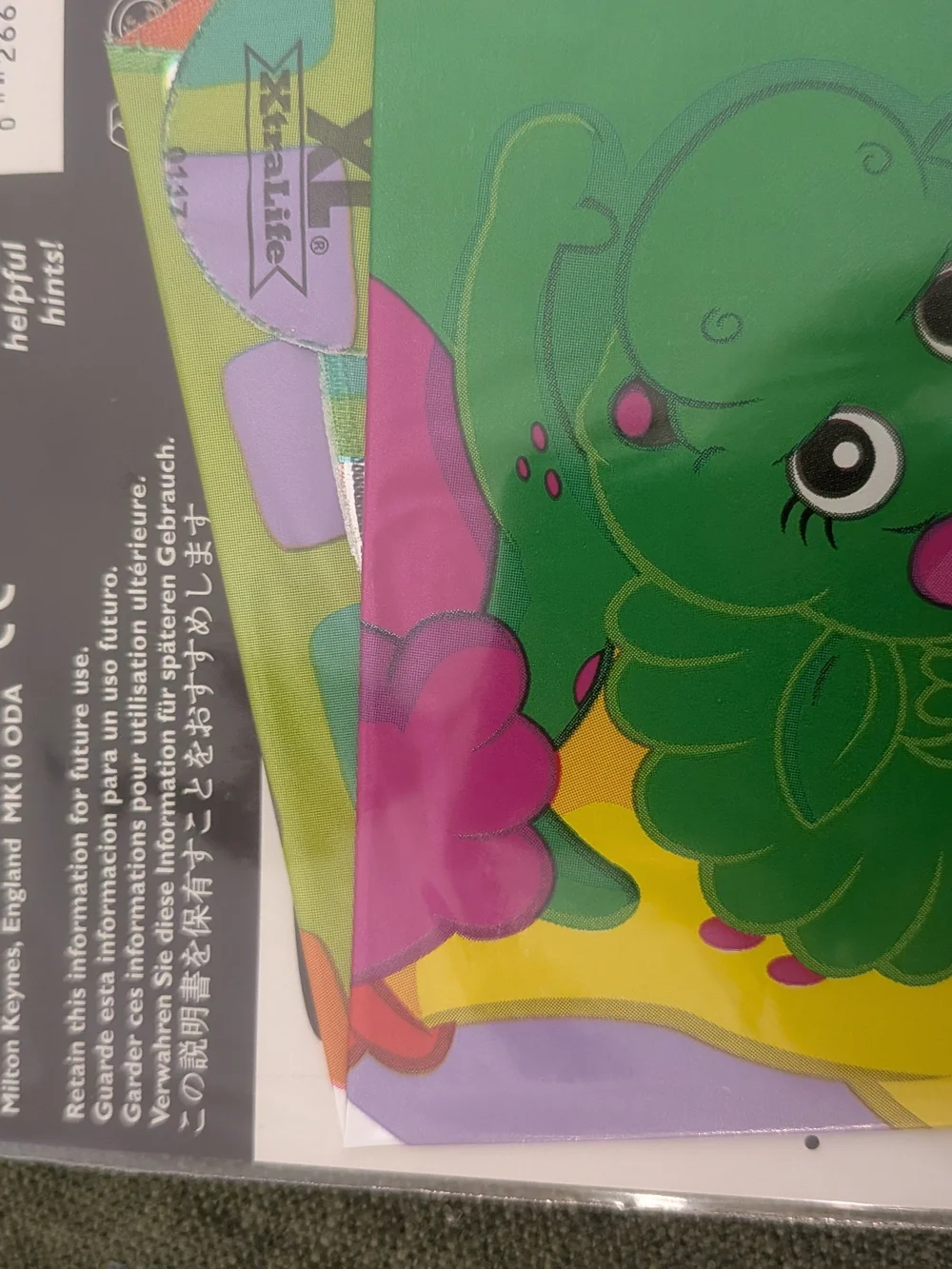 Barney Foil Balloons 3 Pack Anagram Party Supplies Mylar Balloons Y2K 2009